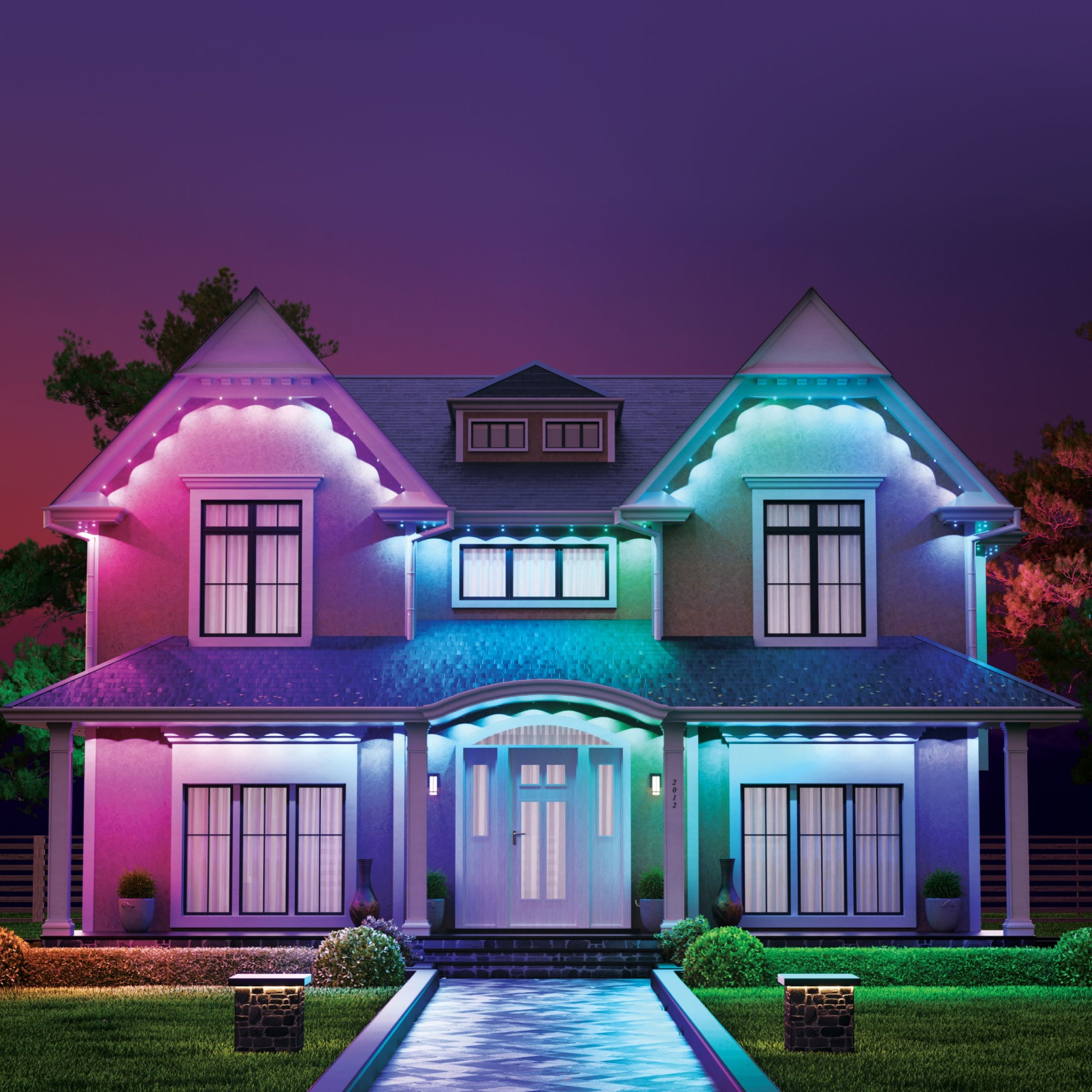 Matter Smart Multicolor Permanent Outdoor Lights Smarter Kit 98ft (30m)