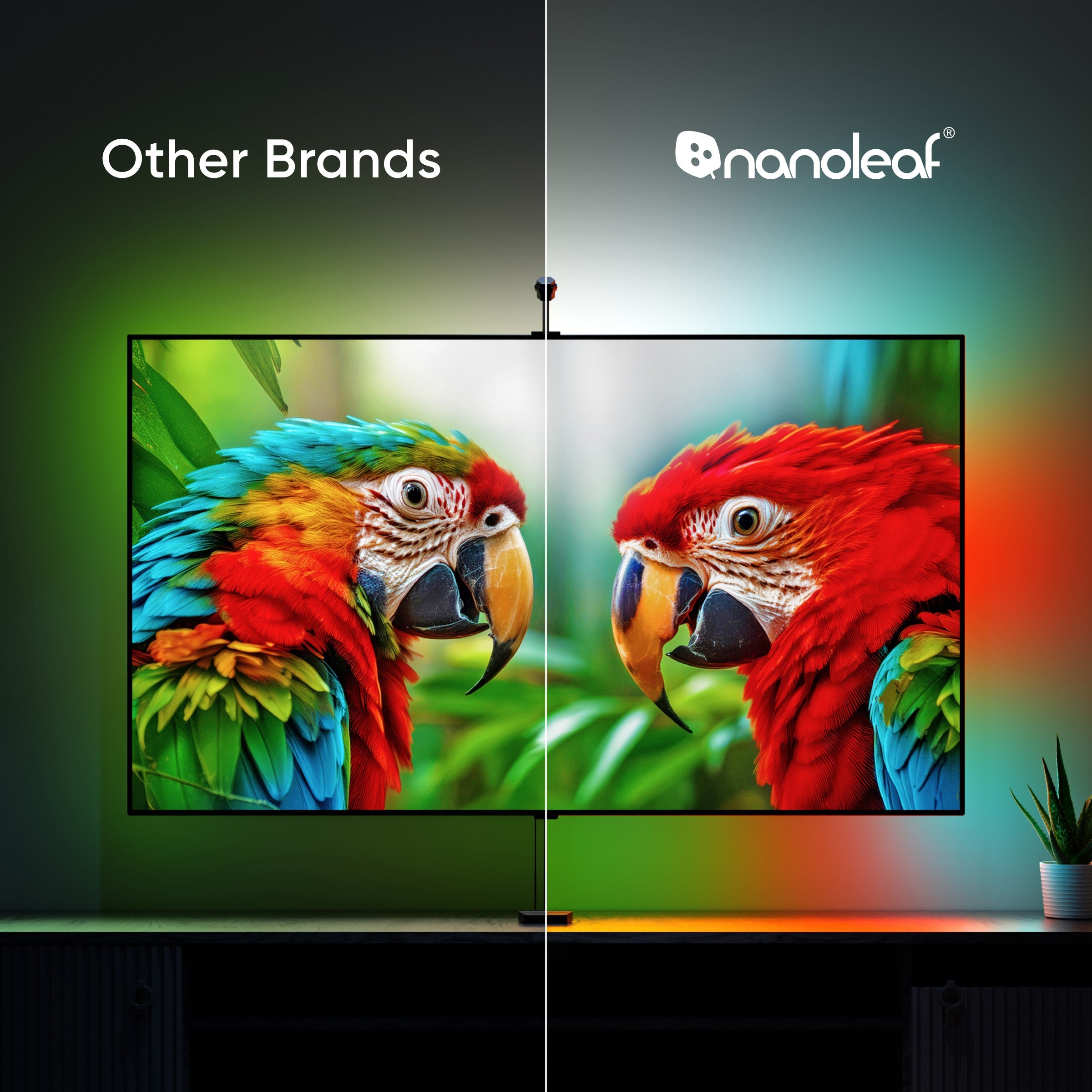 Nanoleaf 4D V2 Screen Mirror + Lightstrip Kit (TVs & Monitors up to 65")