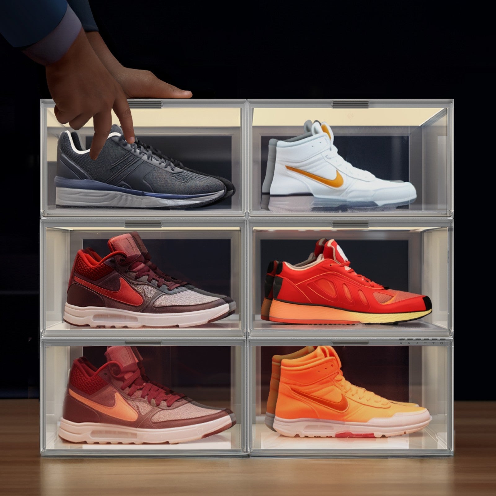 EXPO Smart LED Display Case Smarter Kit (4 Pack)