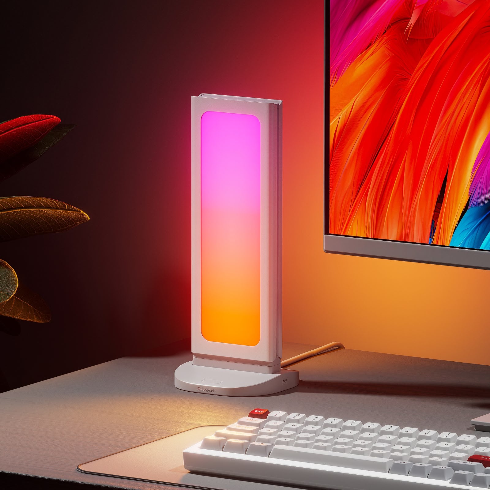 Pegboard Desk Dock (White)