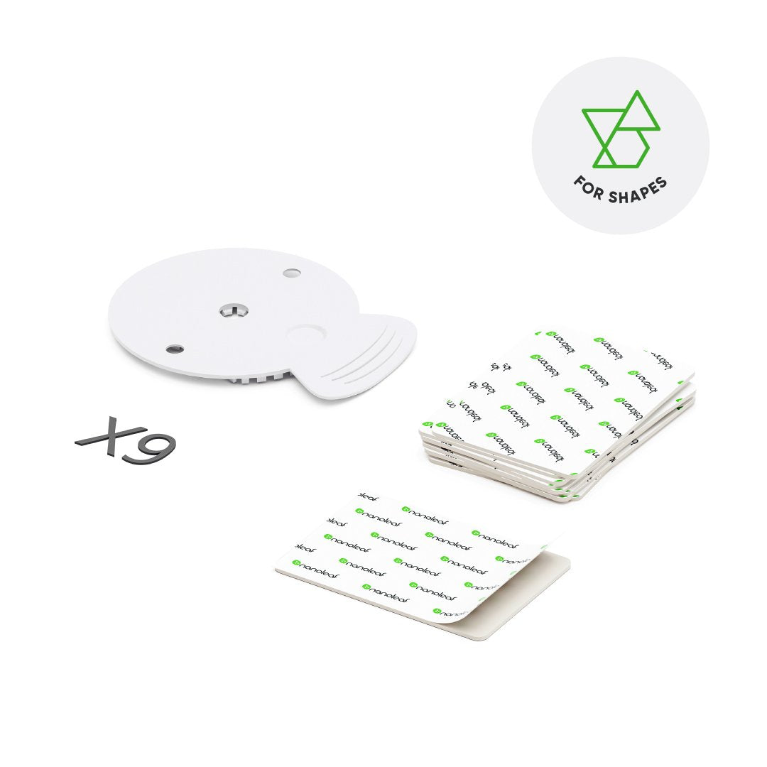 Placas de montaje Shapes (paquete de 9)