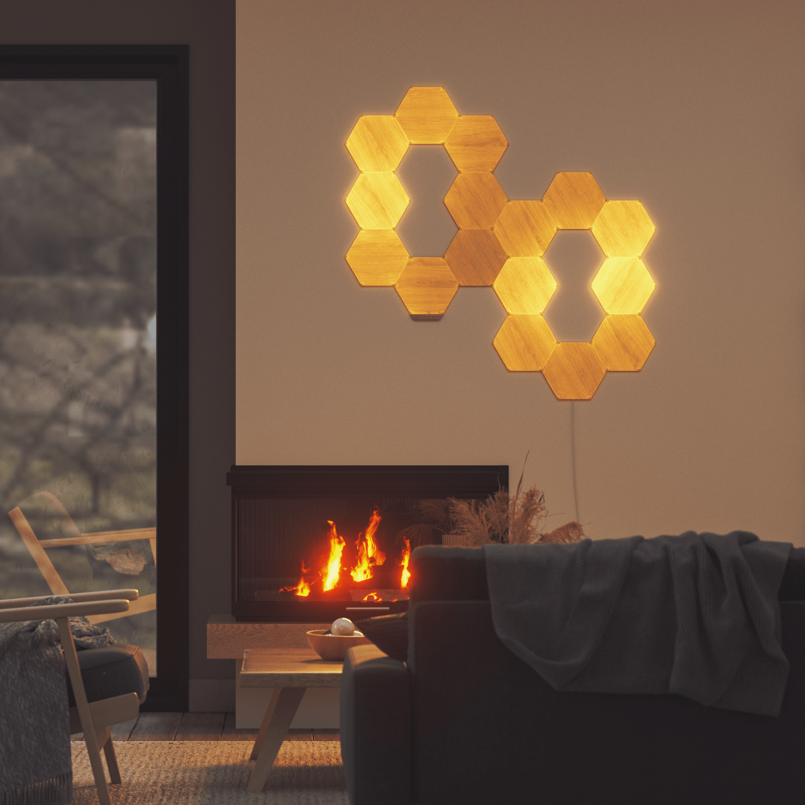 Elements Hexagons Smarter Kit (16 panels) – Nanoleaf Shop USA Elements Hexagons Smarter Kit (16 panels) – Nanoleaf Shop USA
