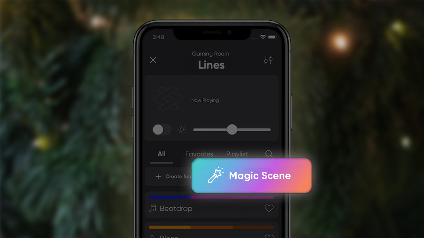 Create Your Own Holiday Magic with Nanoleaf’s Magic Scenes