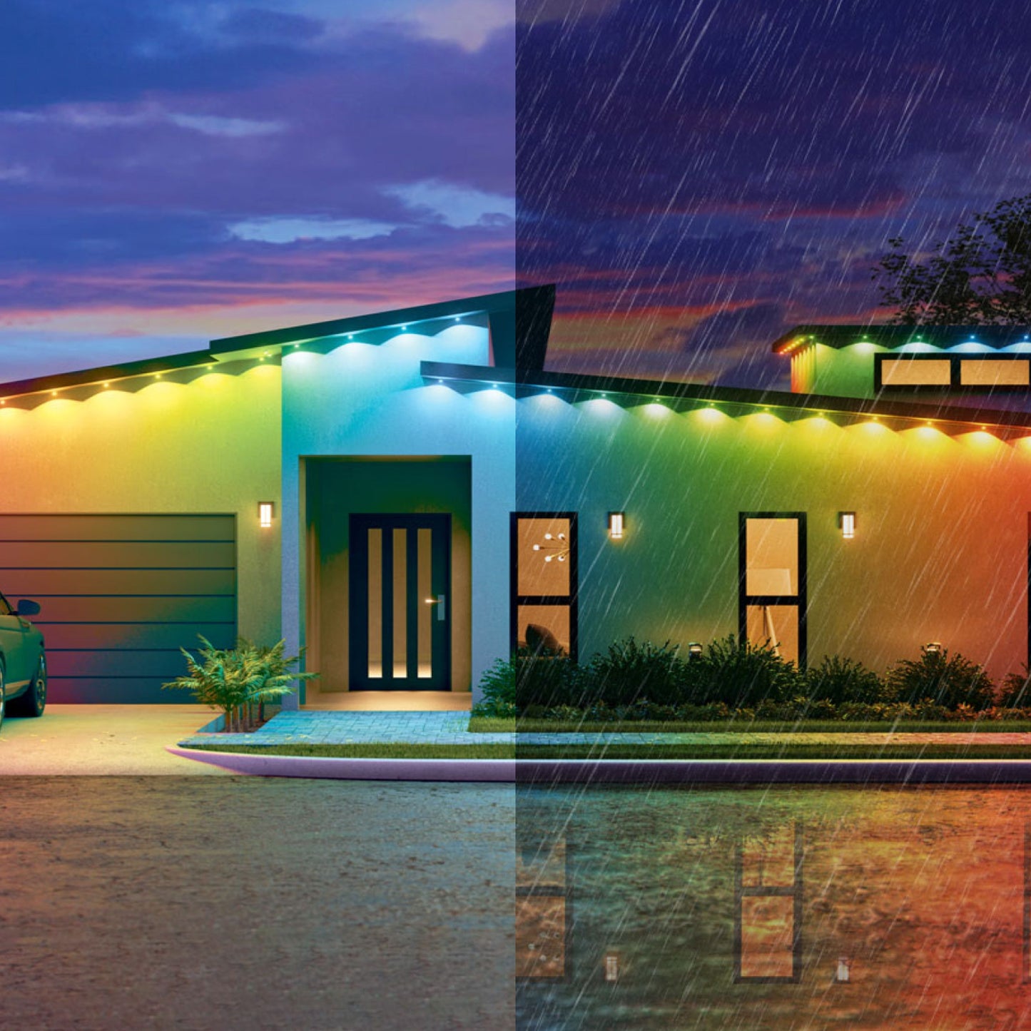 Smart Multicolor Permanent Outdoor Lights Smarter Kit 49ft (15m)