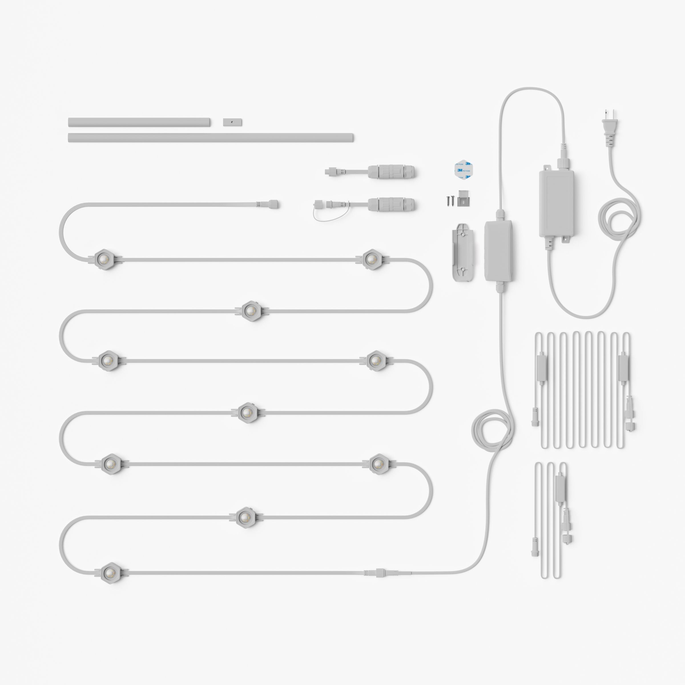 Matter Smart Multicolor Permanent Outdoor Lights Smarter Kit 98ft (30m)