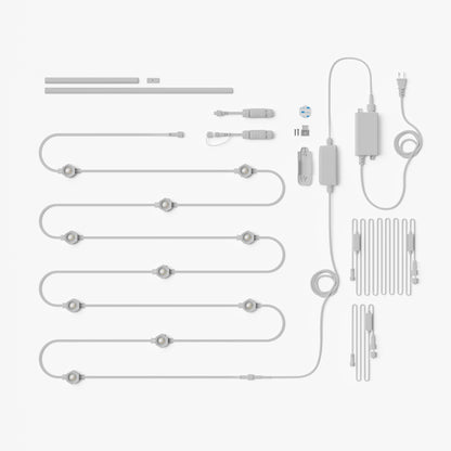 Matter Smart Multicolor Permanent Outdoor Lights Smarter Kit 98ft (30m)