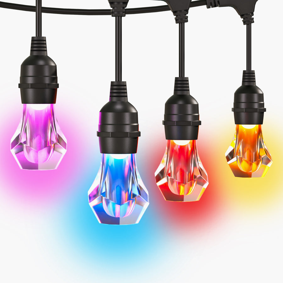Matter Smart Multicolor Outdoor String Lights Smarter Kit 98ft (30m)