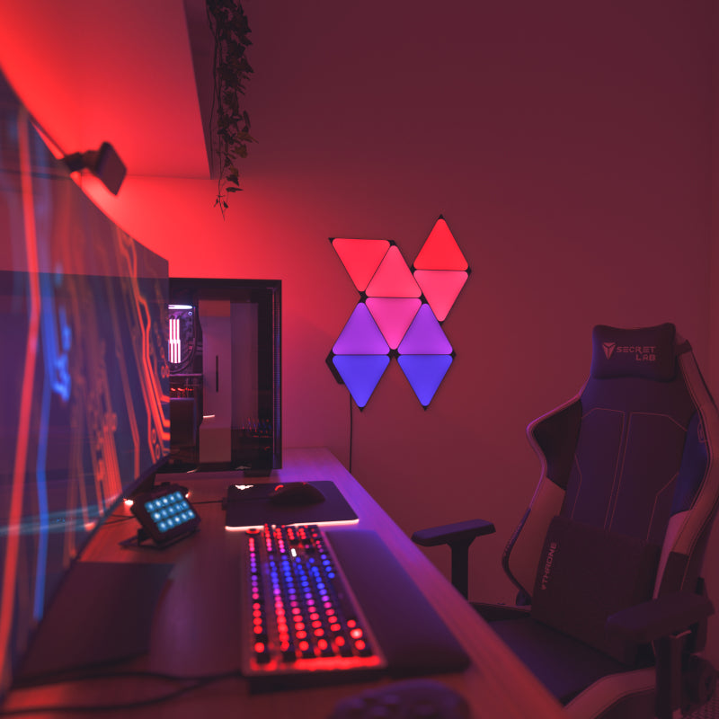 Shapes Limited Edition Ultra Black Triangles Starter Kit (9 Panels)