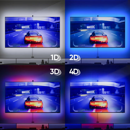 Nanoleaf 4D Screen Mirror + Lightstrip Kit  (TVs & Monitors up to 65") | Upgrade