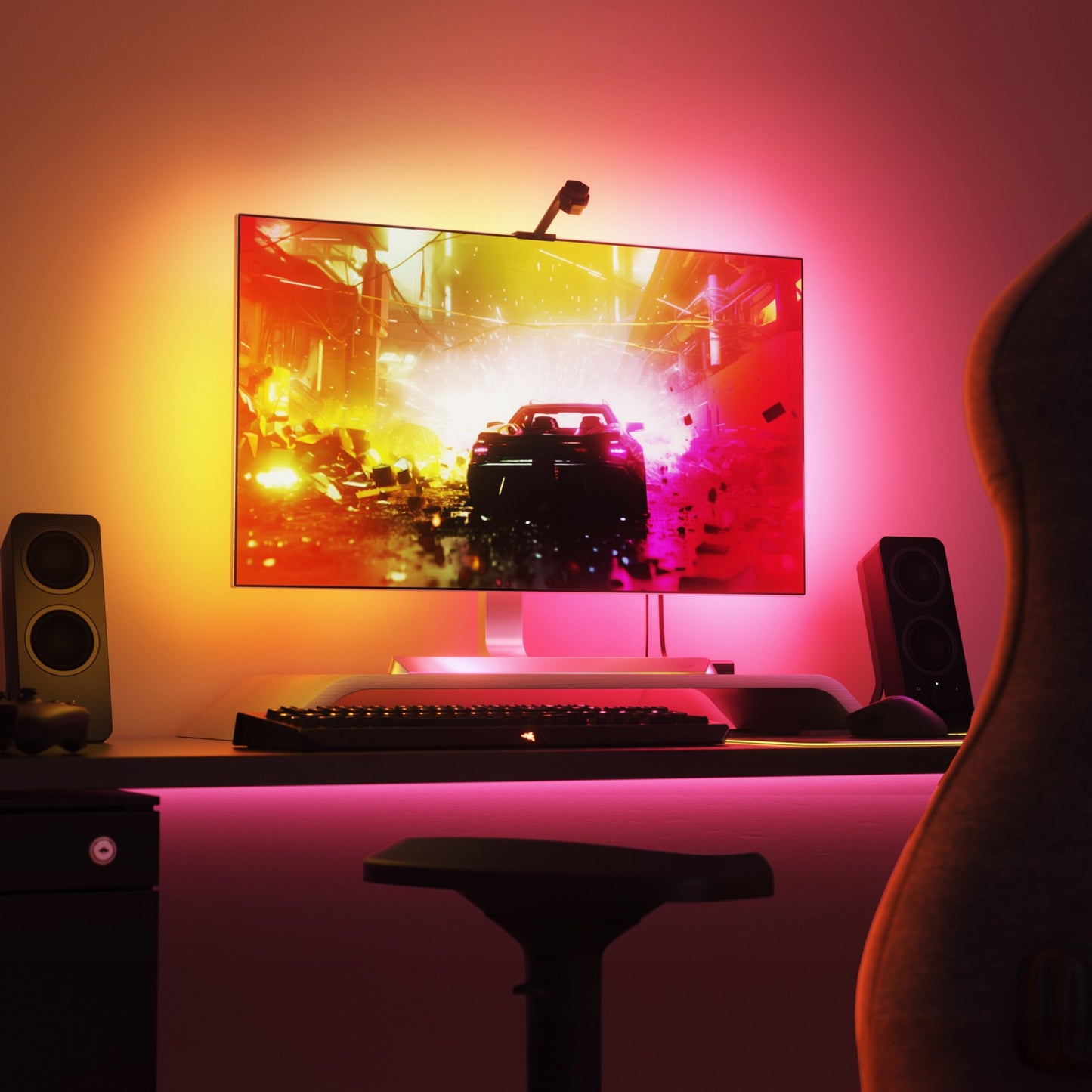Nanoleaf 4D Screen Mirror + Lightstrip Kit  (TVs & Monitors up to 65") | Upgrade