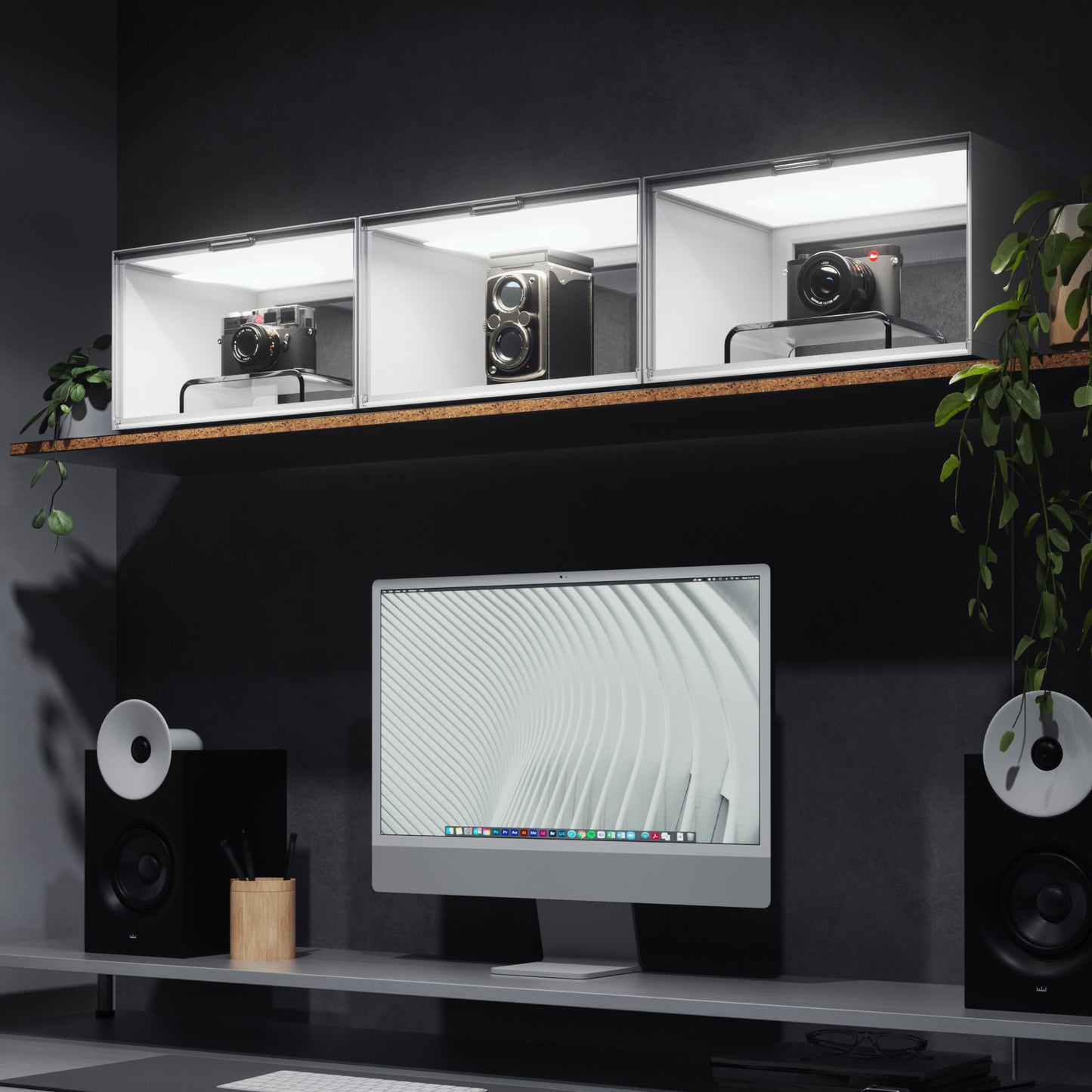 EXPO Smart LED Display Case Smarter Kit (8 Pack)