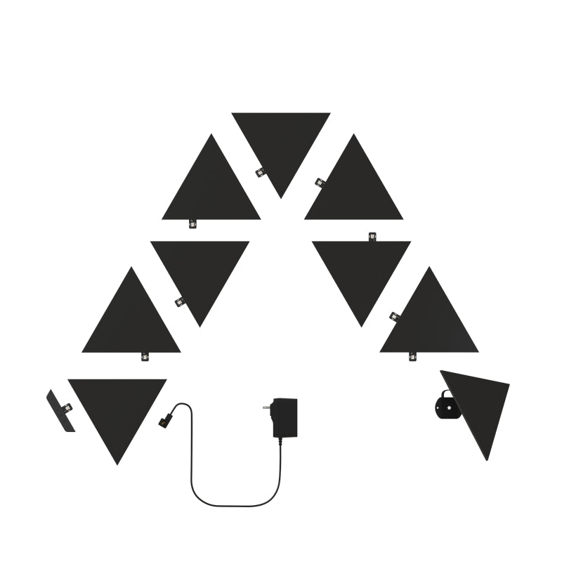 Shapes Limited Edition Ultra Black Triangles Starter Kit (9 Panels)