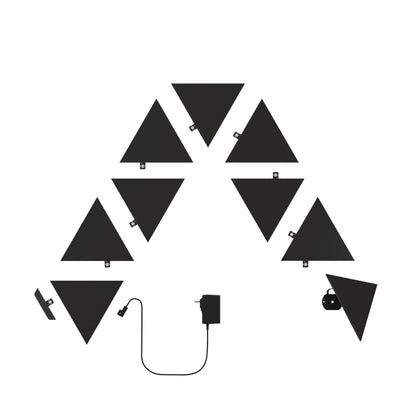 Shapes Limited Edition Ultra Black Triangles Starter Kit (9 Panels)