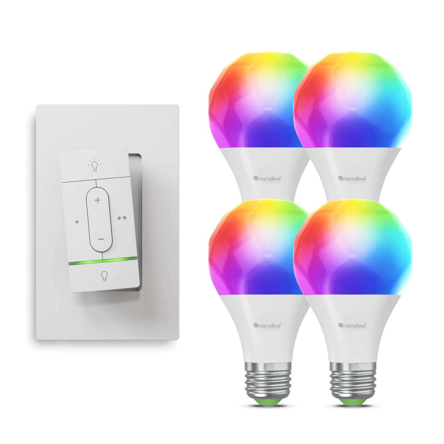 Sense+ Wireless Switch with A19 Bulbs (4pk) Bundle