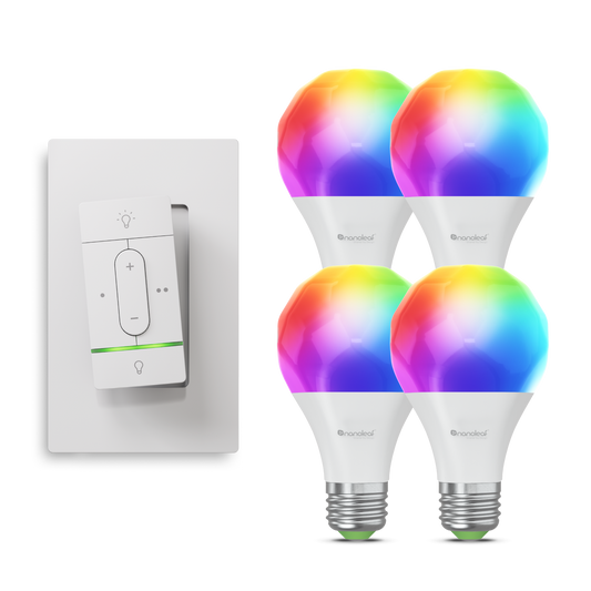 Sense+ Wireless Switch with A19 Bulbs (4pk) Bundle