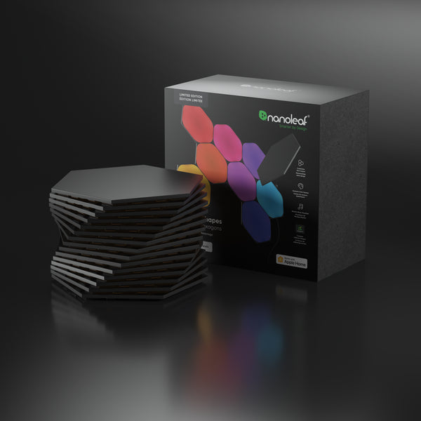Nanoleaf Shapes Ultra Black Hexagons | Limited Edition Smart LED
