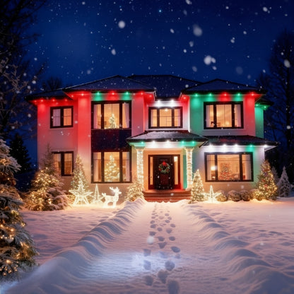 Matter Smart Multicolor Permanent Outdoor Lights Smarter Kit with Cable Covers 49ft (15m)