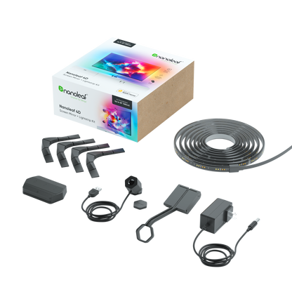 Nanoleaf 4D Screen Mirror + Lightstrip Kit  (TVs & Monitors up to 65") | Upgrade