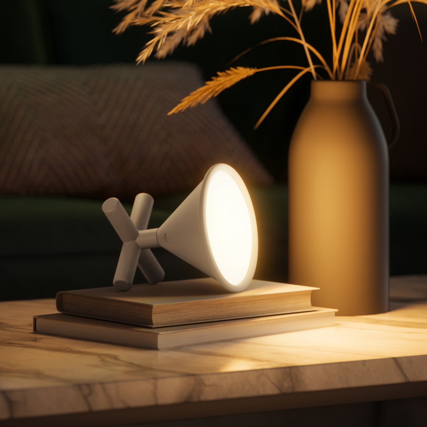 Umbra Cono Portable Smart Lamp - Grey |  Smarter IQ