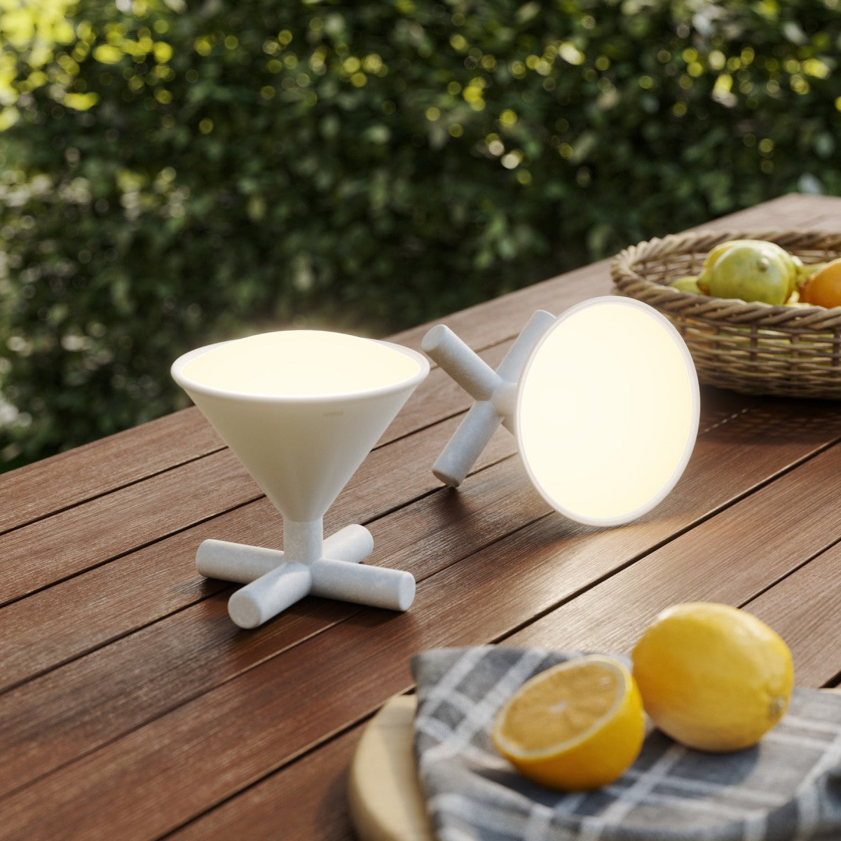 Umbra Cono Portable Smart Lamp - Grey |  Smarter IQ