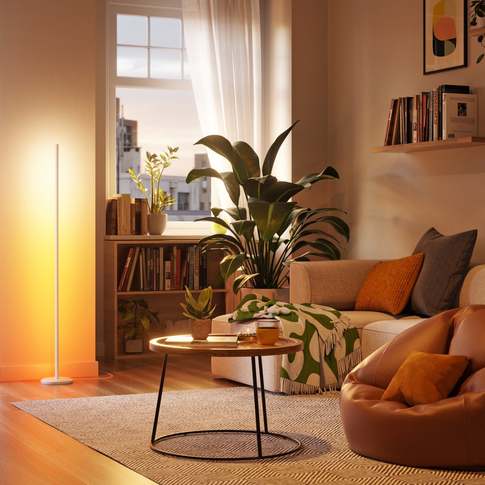Smart Multicolor Floor Lamp (White 2 Pack) – Nanoleaf Shop USA
