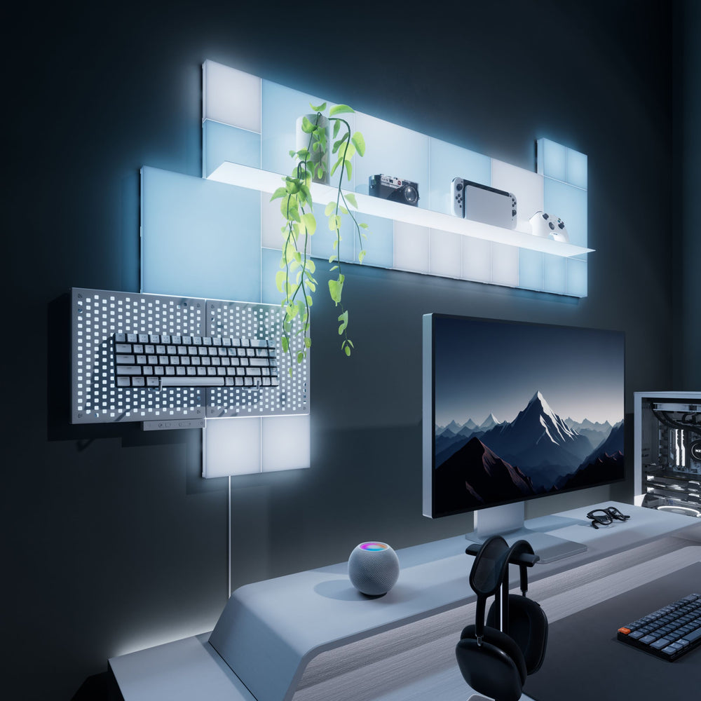 Nanoleaf Blocks Light Pegboard | Smart LED Panel Add-On Kit – Nanoleaf ...