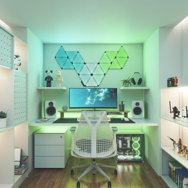 Nanoleaf Shapes Ultra Black Triangles | Limited Edition Smart LED