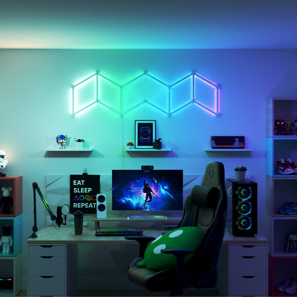 Nanoleaf Lines 60 Degrees | Smart LED Light Bars Kit (18 Pack