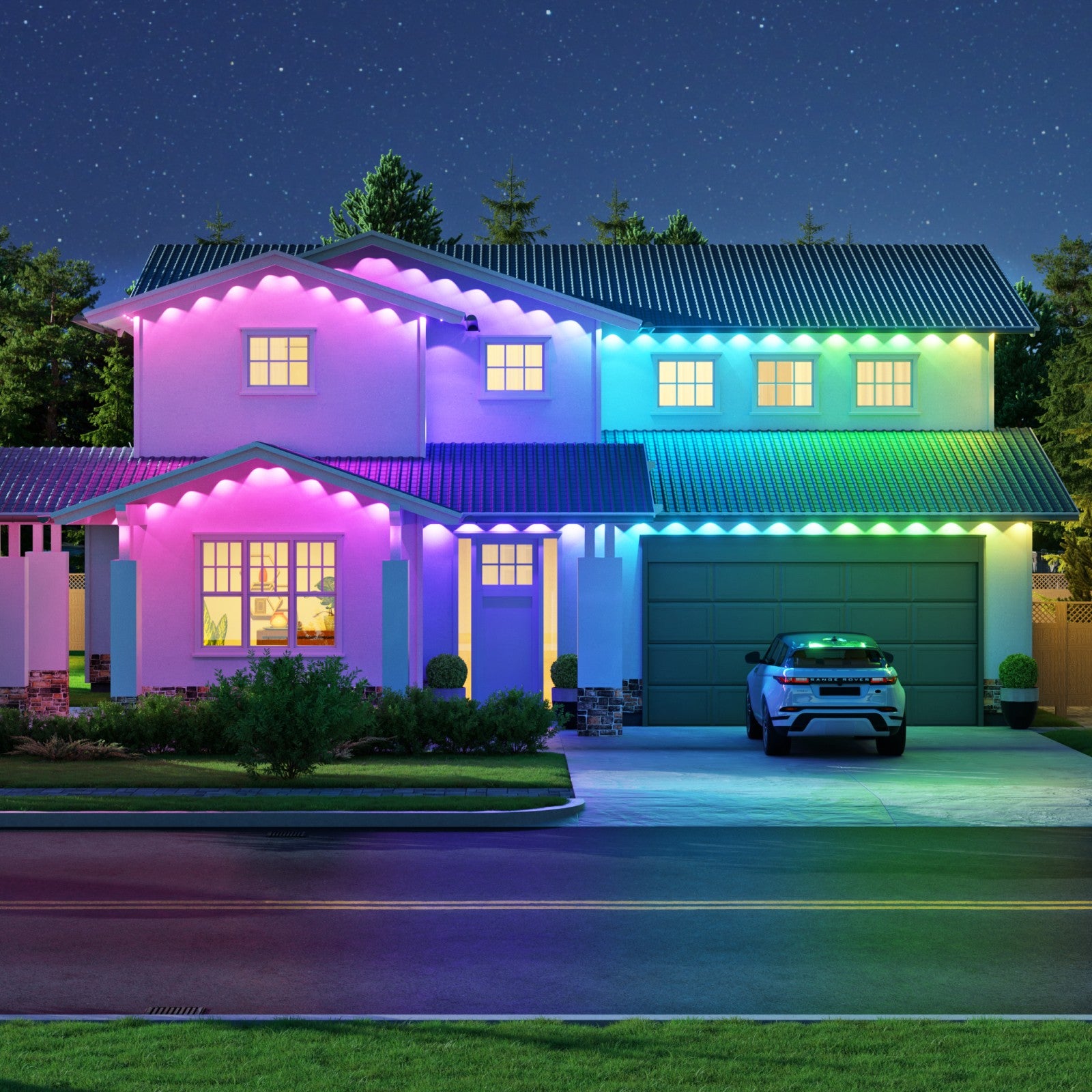 Nanoleaf Smart Matter Permanent Outdoor Lights | Smarter Kit