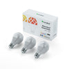Nanoleaf Essentials | Smart A19 Bulb | EU- 800Lm | White | 2700K-6500K | 120V-240V | E27, 3 PACK