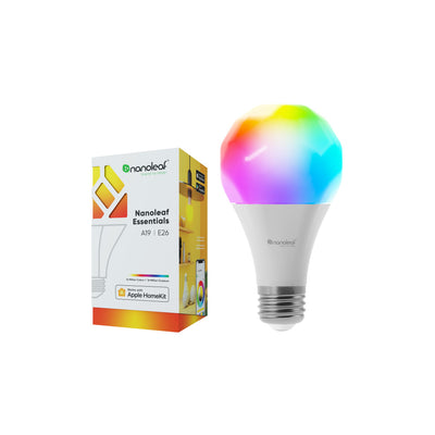 Nanoleaf Essentials | Smart A19 Bulb | NA- 800Lm | White | 2700K-6500K | 120V-240V | E26