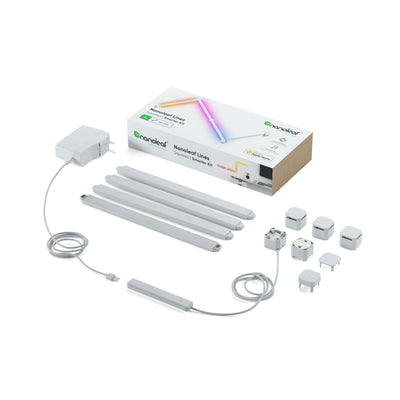 Nanoleaf Lines Squared | SMK | White | 4 Pack | USA/CA