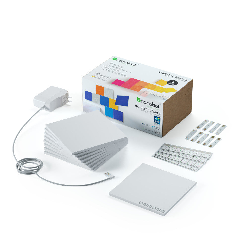 Nanoleaf Canvas | Square | White | 9 Pack | CA/USA
