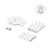 Nanoleaf Shapes | Spare Part | Mounting plate + tape 9pcs | Global